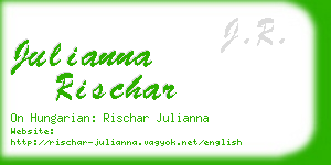 julianna rischar business card